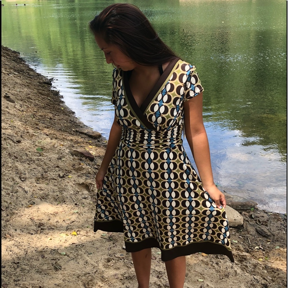 Studio 1 8 Petite knit dress NWT!A-line empire 